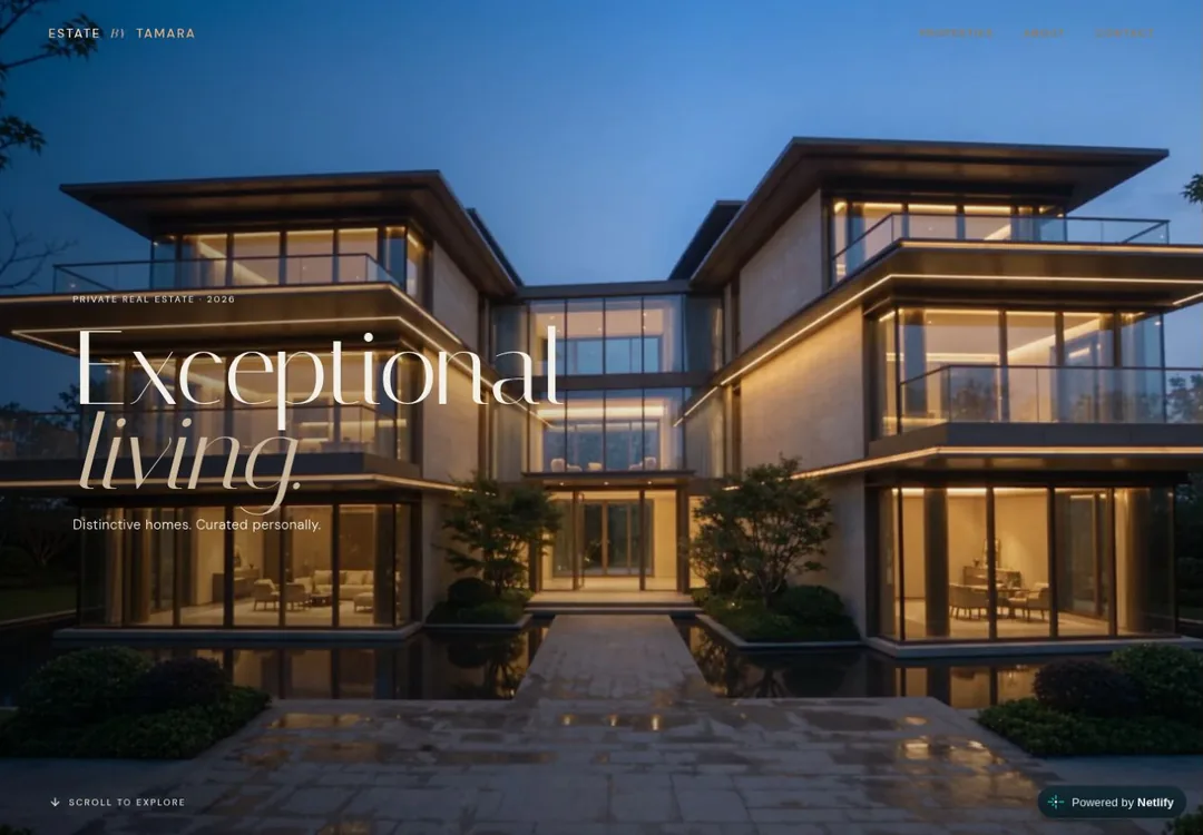 Estate by Tamara demo web